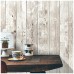 Akywall Wood Contact Paper 17.71" X 236.2" Self-Adhesive Removable Wood Peel and Stick Wallpaper Decorative Vintage Wood Panel Wall Covering